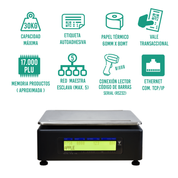 Balanza DIGI SM-320 B - Imagen 2