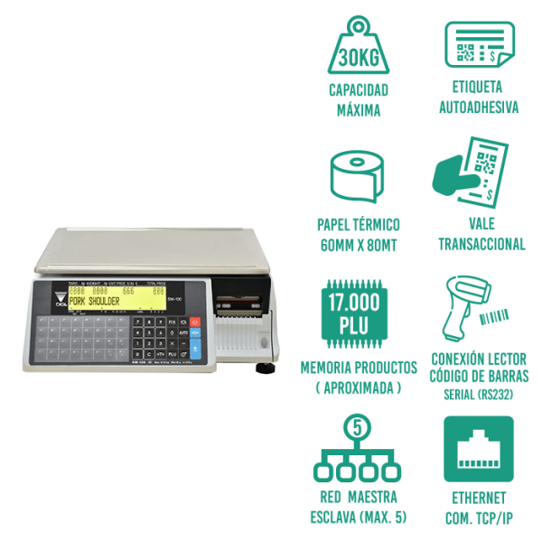 Balanza DIGI SM-110 B - Imagen 2