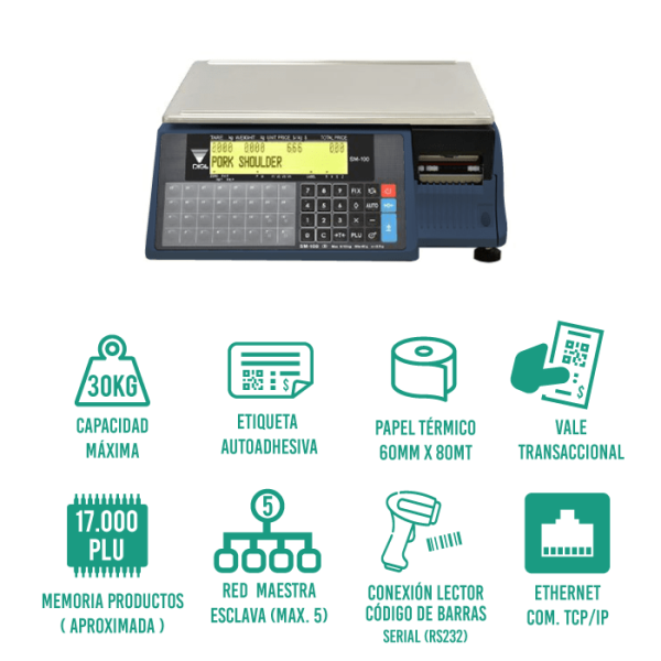 Balanza DIGI SM-110 NB - Imagen 2