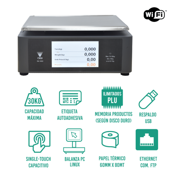 Balanza DIGI RM-5800 JB - Imagen 2
